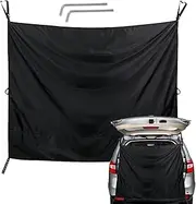 Car Privacy Drapes - Car Divider Curtain | Window Sun Protection Drapes | Reusable Rear Seat Divider | Car Window Shades | Heat Insulation Passengers Protector for Hot Weather Caravan Minivan