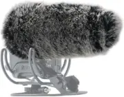 SUNMON Microphone Furry Windscreen, Dead Cat Wind Muff Mic Windshield Fur Foam C