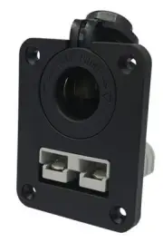 Panel Mount Anderson 50A Connector and 10A Marine Cigarette Lighter Socket
