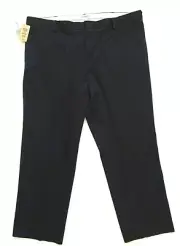 Dockers Flat Front Pants Men's Size 42x30 Black Comfort Best Pressed