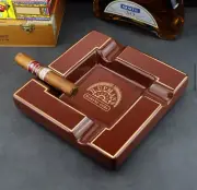 h upmann ashtray Square Ceramic Cigar Ashtray Brown
