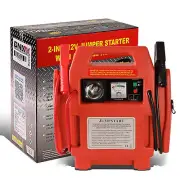 12V 300PSI Rechargeable Powerful Jump Starter Battery Pack Built-in Work light