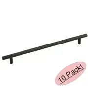 *10 Pack* Cosmas Cabinet Hardware Oil Rubbed Bronze Euro Bar Pull #305-320ORB