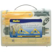 Helix Whiteboard Drawing Equipment Set Squares Protractor Ruler Large Classroom