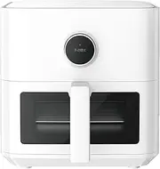 XIAOMI MIJIA Air Fryer, 5.5L Airfryer Oven Healthy Cooking, 12-in-1 Multi-Food Quick & Easy Meal Oiless Cooker, Knob Control, 24H Timer, 40-200℃ Temp, Non-stick Frying Pot, 1500W (with English Manual)