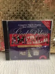 ❤️God Bless America Screen Savers Wallpaper Clip Art Music CD ROM WIN 95 NEW