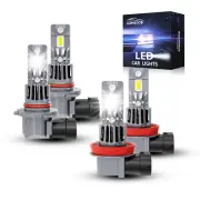 9005 H11 Luces Fuertes Para Auto Coche Luz Carro Bulbs LED SUPER Blanco Hi/lo 4X (for: Volkswagen)