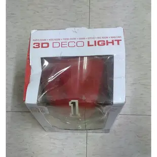 LED BULBS 3D DECO LIGHT 曲棍球面罩燈 造型壁燈