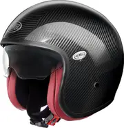 Premier Vintage Carbon, open face helmet , color: Black , size: XS