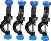 CHILDWEET 4 Pack Aluminum Cross Clamp Holder Multi-functional Labs Stand Clamp for Home Lab Research