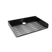 Metal Floating Wall Mounted Shelf Bracket for AV, TV 12 inches Width