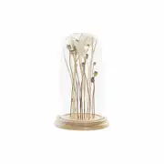 Decorative Figure Dkd Home Decor 15 x 15 x 26 Cm Brown Flowers