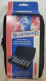 Hohner Blues Band 7 Piece Harmonica Set