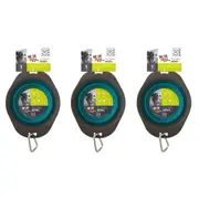 3x M-Pets 420ml On The Road Foldable Portable Bowl Travel Feeding Container TURQ