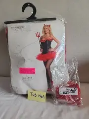 Underwraps Sexy Devil Costume Size M (No Pitchfork)