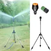 Take Care of Your Lawn Degree Automatic Rotating Sprinkler with Tripod Base