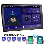 Double 2DIN 10.1" Android 13 Car Stereo Radio GPS Navi WIFI BT MP5 Player 4+64GB