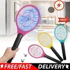 2 x Bug Zapper Racket Electric Mosquito Fly Swatter Killer Insects Bat Handheld