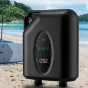 Portable Paddle Board Pump 20PSI High Pressure Multifunction Electric Air Compressor Pump for Inflatable Boat Pool Surfb