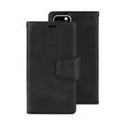 iPhone 11 Compatible Case Cover With 2 In 1 Detachable Magnetic Flip Leather Wallet - Black