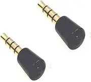 2PCS 3.5MM Microphone Mini Microphone for PS4 Xbox One Games Controller phones laptops tablets recorders