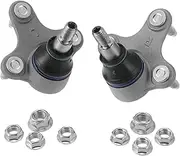 X AUTOHAUX 2 Pcs Front Lower Ball Joints for VW Caddy 2004-2015 Suspension Ball Joint Kit No.K500016/K500030/5Q0407365A/5Q0407366A