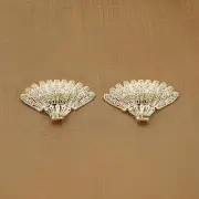 14K Yellow Gold Plated Silver 2Ct Round Cut Lab Created Diamond Men's Cufflinks