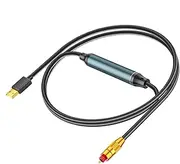 USB to Optical Audio Converter | Multipurpose USB Optical Audio Adapter - User-Friendly USB Optical Audio Adapter, Black USB to Optical Cable for Home