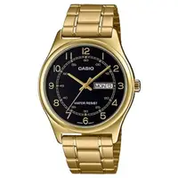 在飛比找森森購物網優惠-【CASIO 卡西歐】指針男錶 不鏽鋼錶帶 日期/星期 防水