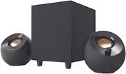 Creative Pebble Plus 2.1 USB-Powered Desktop Speakers with Powerful Down-Firing Subwoofer and Far-Field Drivers, Up to 8W RMS Total Power for Computer PCs and Laptops (Black)