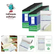 24 Pads Sales Order Book 2 Part Carbonless White/Canary Yellow Receipt Books ...