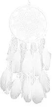 Generic Feather Dream Catcher Beads Lace Flower Wind Circle Wall Hanging Pendant