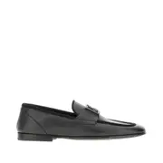 [DOLCE & GABBANA] DOLCE & GABBANA Leather slipper loafers Man 41 41 Black