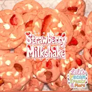 Strawberry Milkshake Cookies (1 DOZEN) - Homemade From Scratch !