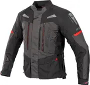 Büse Monterey, textile jacket waterproof women , color: Black/Grey , size: 46