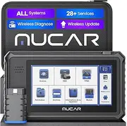 [mucar] OBD2 Scanner Diagnostic Tool, All System Diagnostic Scanner for Car, 28+ Services Scan Tool with Oil/IMMO/EPB/BMS/SAS/SRS/TPMS/Gear/Inject Coding/ABS Bleeding,ECU Fault Code,Lifetime Free Update