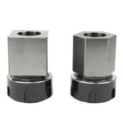 2x ER-32 Collet Chucks Block Set CNC Square & Lathe Turning Tools Engraving