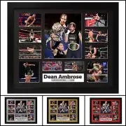 Dean Ambrose Signed Framed Limited Edition Memorabilia V1 Multiple Variations