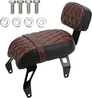 Motorcycle Rear Passenger Leather Seat Cushion Backrest Kit Premium Replacement for Scout Bobber Twenty Scout Bobber Sixty 2018 2021 High Quality Leather Sponge Steel Materials