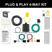 CURT 2021-2025 Volkswagen Atlas All Custom Wiring Harness, 4-Way Flat Output