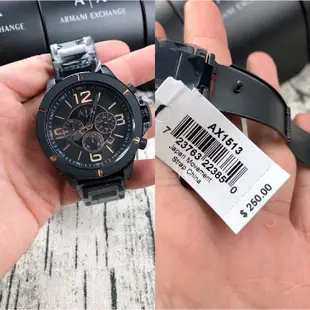 Armani Exchange AX 阿曼尼 手錶 機械錶 三眼 鋼錶帶 多款可挑 皮錶