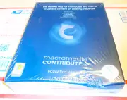 Macromedia Contribute 2 Education Version Windows XP Mac OS X Vintage Software