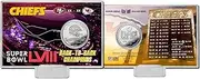 Kansas City Chiefs Super Bowl LVIII Champions Gold Coin Card