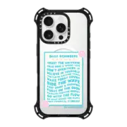 iPhone 16 Pro Bounce Case MagSafe Compatible Daily Reminders by BW Illustrations