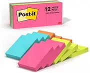 Post-it 653AN Notes, 34.9mm x 47.6mm, Cape Town Collection, 12 pack