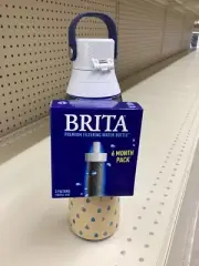Brita Premium Filtering Water Bottle with 3 Filters