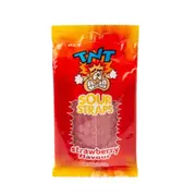 Tnt Strawberry Sour Straps Bag 150g x 12