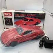 Brand New In Box Vintage SOLIDEX vhs VCR Tape Rewinder Porsche Ferrari Lamborghi
