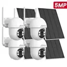 ANRAN 5MP Wireless WIFI Outdoor Home CCTV Security Camera Battery Solar Powered
