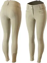 [B Vertigo] Womens Tiffany Silicone Knee Patch Breeches